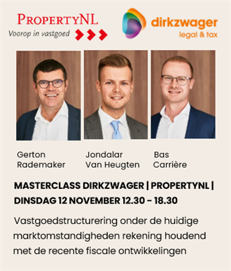 Masterclass Dirkzwager - Vastgoedstructurering | 12 november