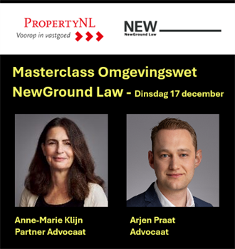 Masterclass Omgevingswet in samenwerking met NewGround Law