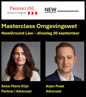 Masterclass Omgevingswet i.s.m. NewGround Law | 30 september 2025