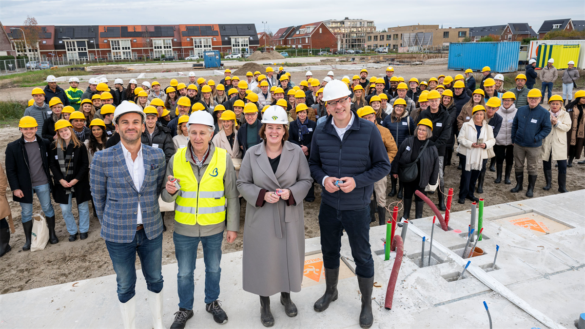 Start bouw Bloei in Vrouwenpolder Barendrecht