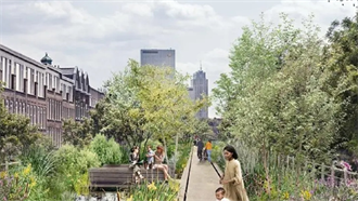 Bouw Hofbogenpark Rotterdam zwaar vertraagd img