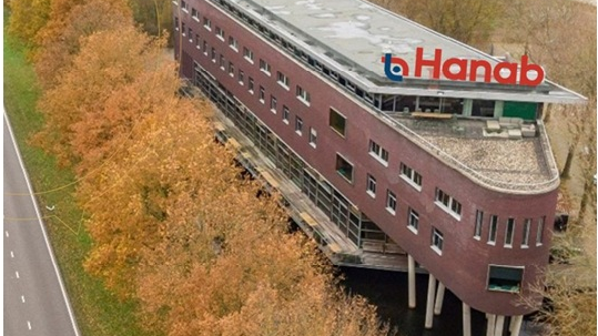 Hanab naar het oude Landal-kantoor in Zwolle