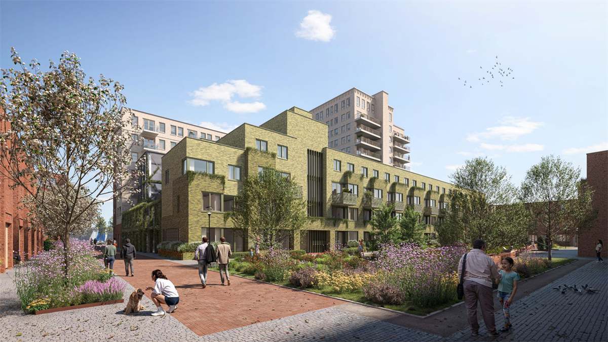 Zeventig sociale huurwoningen aan Spaarndamse...